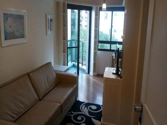 Apartamento para locação com 1 Quarto e 1 vaga na melhor região de Itaim Bibi