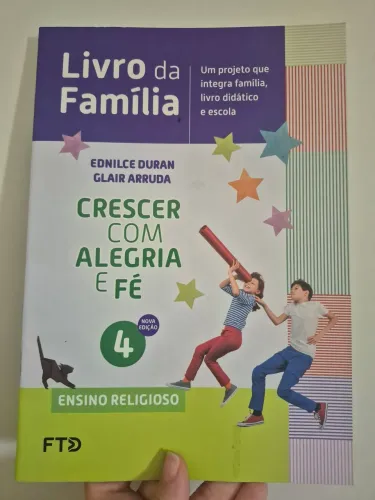 livro crescer com alegria e fé 4 livro da família 