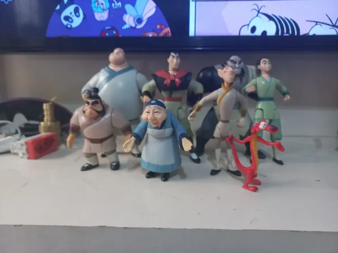 Bonecos mulan disney 