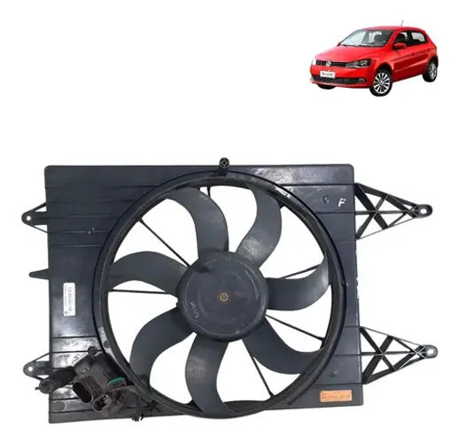 Ventoinha Completa Gol Saveiro G5 G6 Fox 1.0 Com Ar 