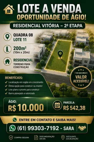 ÁGIO - RESIDENCIAL VITÓRIA 2° ETAPA
