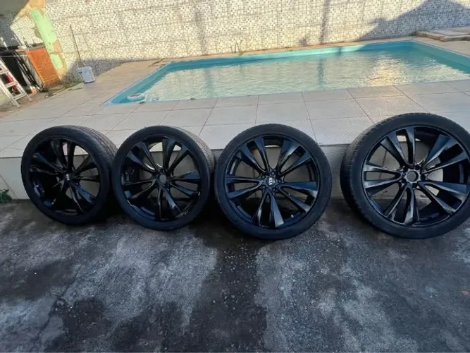 Jogo de Roda Aro 22 + Pneus - Sorento - Sportage - 5x114