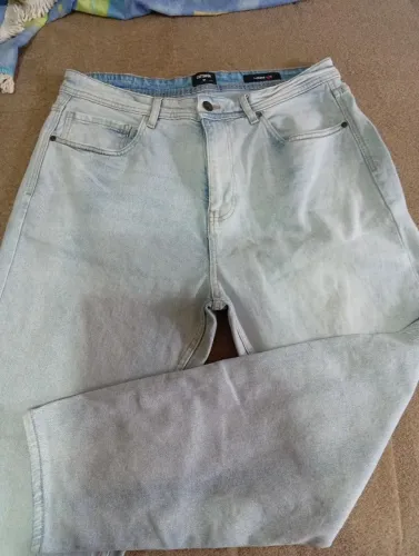 Calça jeans plus size feminina 44