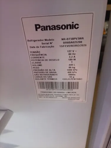 Geladeira panasonic