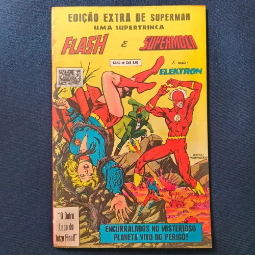 HQ Edição Extra de SuperMan - Uma Supertrinca FLASH e SuperMoça - EBAL 1979