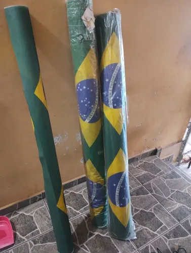 Bandeira do Brasil 1.4mts rolo com 50mts