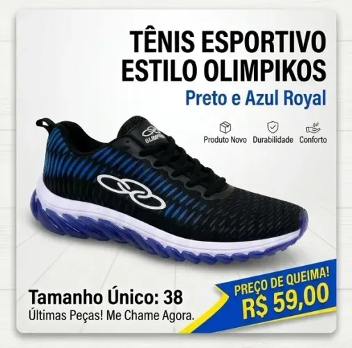 TENIS ESPORTIVO ESTILO OLIMPIKUS