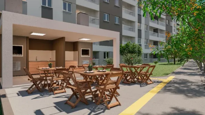 Apartamento para venda tem 45metros quadrados com 2 quartos em