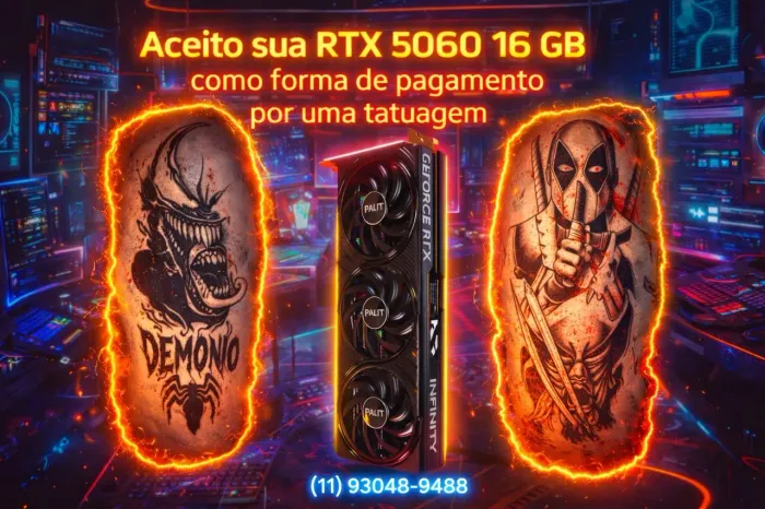 ACEITO SUA RTX 5060 16 GB