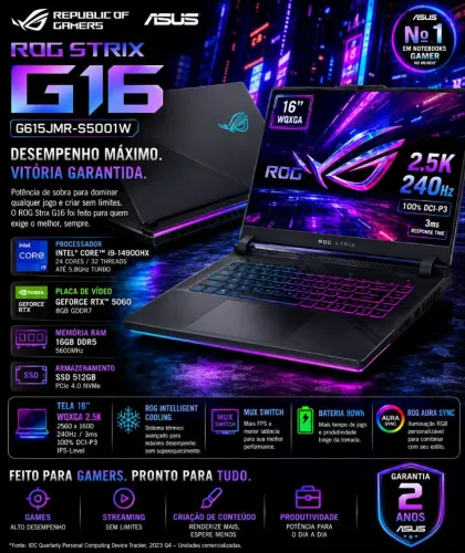Asus Rog Stix G16