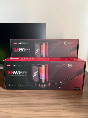 Microfone Fifine SuperFrame SFM1 + Braço Articulado (Lacrado)