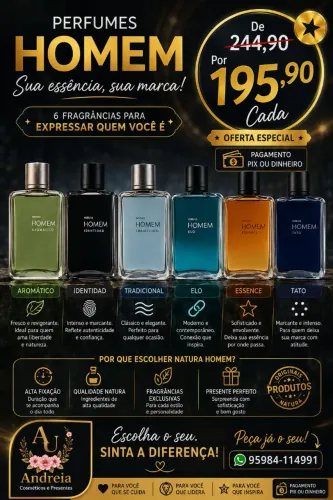 Natura homem 100ml deo Parfum 