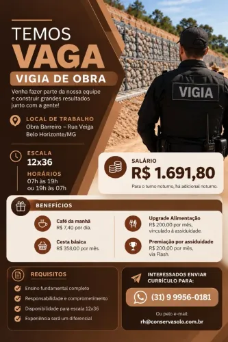 Vigia de Obra - EXCLUSIVO PCD