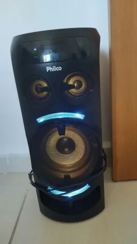 Caixa de som philco 