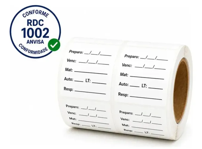 Etiqueta Dupla cola autoclave +caneta Sharpie industrial identificacao Anvisa 500 unidades