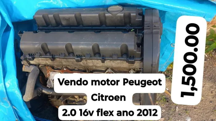 Motor Peugeot Citroen 2.0 16v flex ano 2012