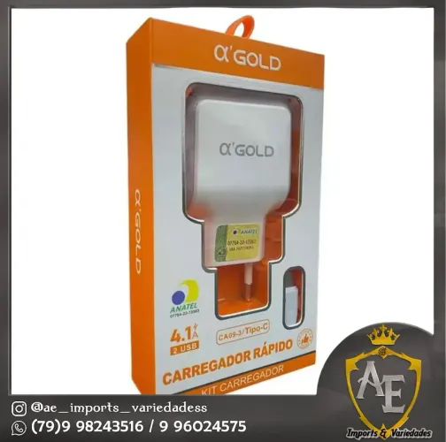Carregador completo para Android e iPhone