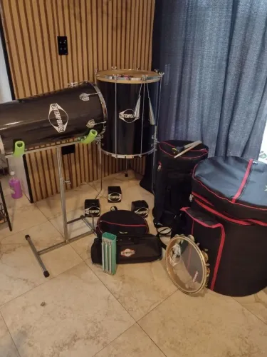 Instrumentos musicais percussão completa contemporânea novos 
