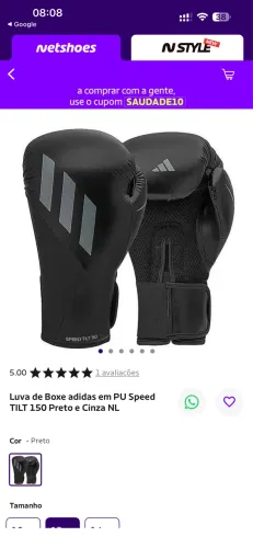 Luva de box Adidas