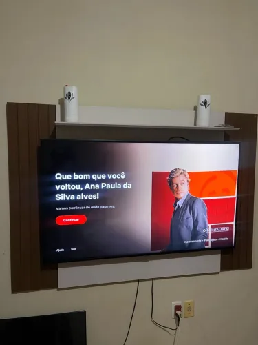 Smart Tv 55 polegadas Samsung acompanha painel