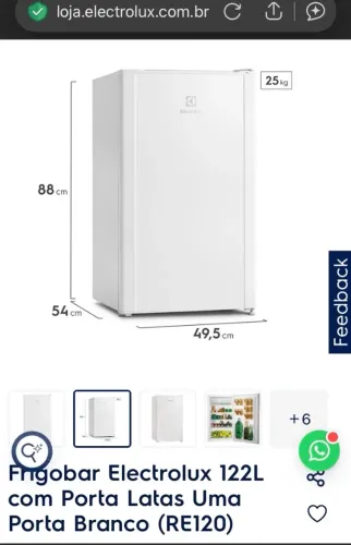 Frigobar Electrolux 2023