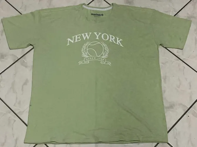 Camiseta verde - TAM XG (Modelo Amplo)