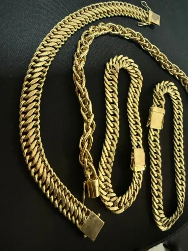 Pulseiras de ouro 18k procedência garantia eterna