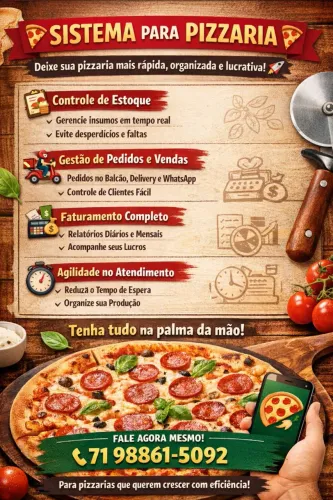 Sistema para pizzaria 