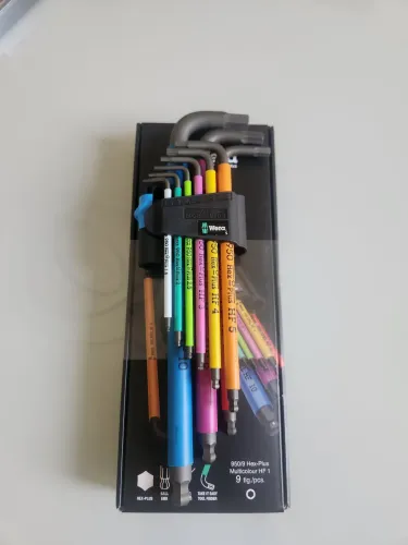 Kit chave allen wera 1.5 a 10mm