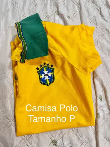 Camisa Polo Feminina Brasil P