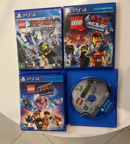 Kit 4 Jogos Infantis Ps4 LEGO 