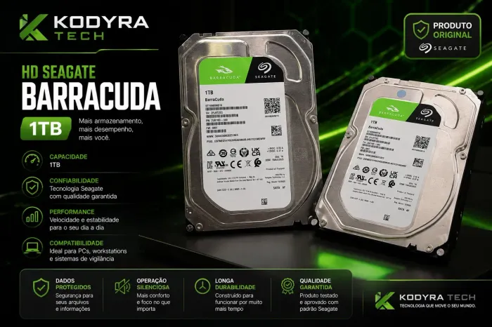 HD Seagate Barracuda 1TB SATA