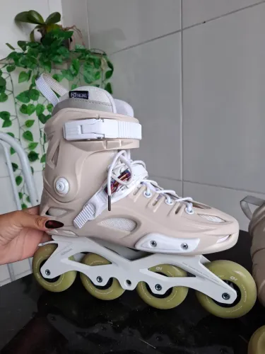 Patins HD Inline - Wave Neo Marfim / 38 BR