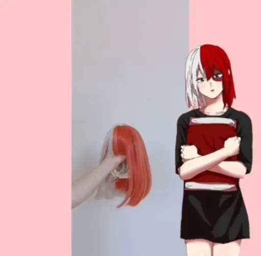 PERUCA COSPLAY SHOTO TODOROKI - VERSÃO FEMININA