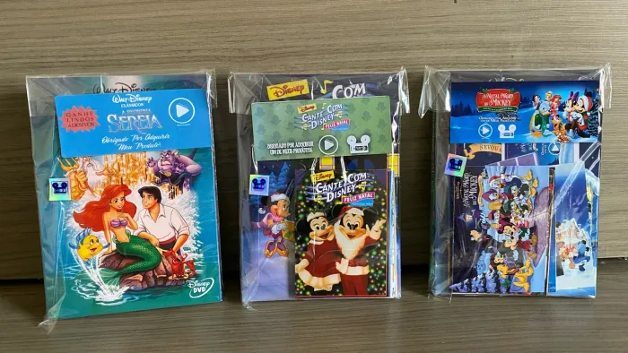 Dvds disney a pequena sereia, Mickey e cante com disney