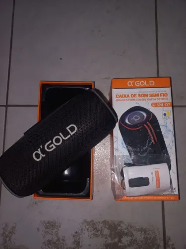 Vendo caixa de som a'gold a prova de agua
