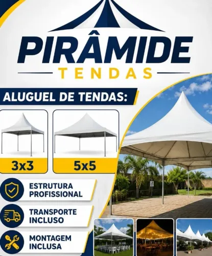 Aluguel Tendas profissionais para eventos, diaria, fds, mensal.