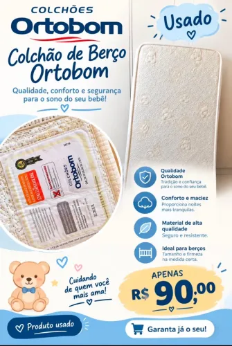 Colchão de Criança Ortobom