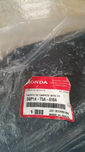 Tapete Honda Fit 2015-2020 - Genuíno - Novo