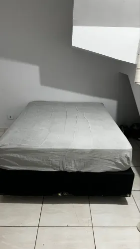 Cama com colchão ortobom