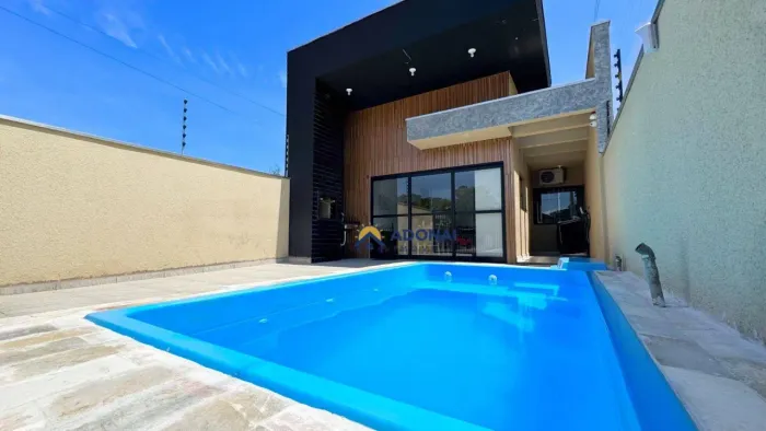 Casa com Piscina, 3 dormitórios à venda, 69 m² por R$ 540.000 - Eliana - Guaratuba/PR