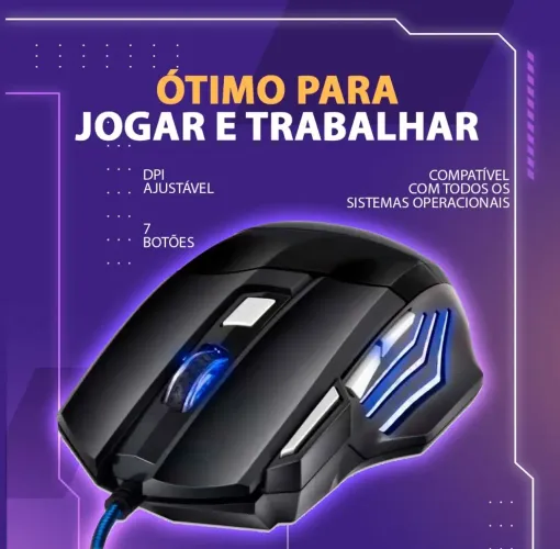 Mouse Gamer 3200 Dpi