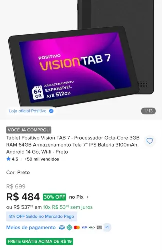 TABLET POSITIVO