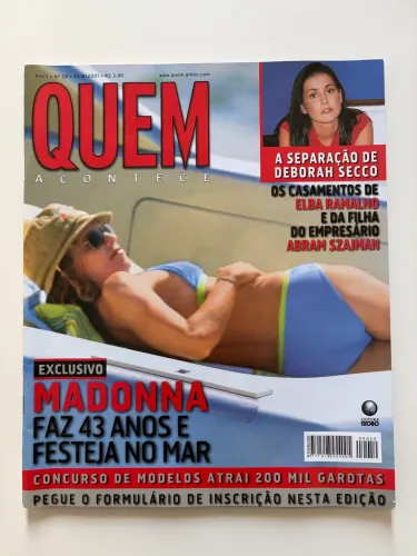 Revista Quem Madonna