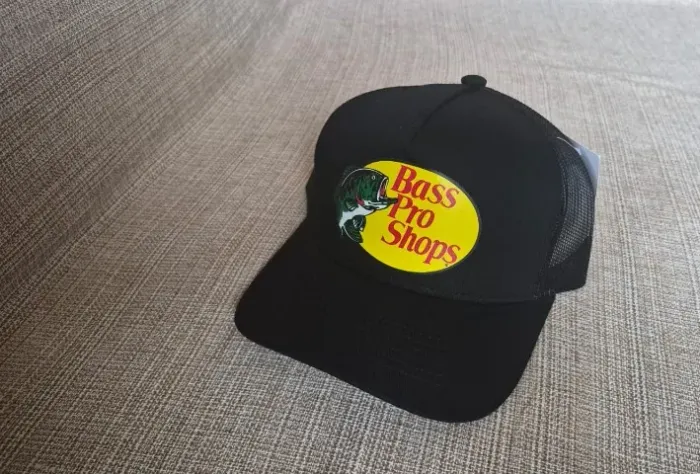 Boné Bass Pro Shops "ORIGINAL" Trucker Logo Basic - Cor Preta