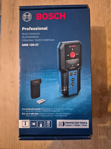 Detector de Materiais Bosch Profissional GMS 120-27 - NOVO/LACRADO