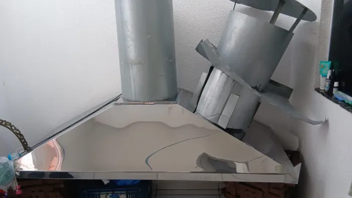 COIFA EM INOX - NOVA, NUNCA USADA! ?