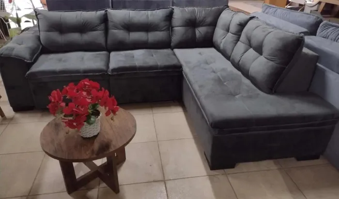 Vendo sofás de canto retrátil Taurus novos de fábrica 