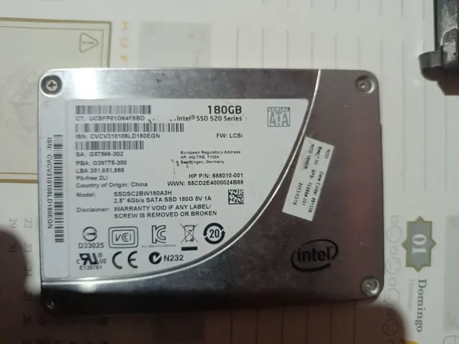 SSD Intel 520 Series 180GB SATA 2.5"