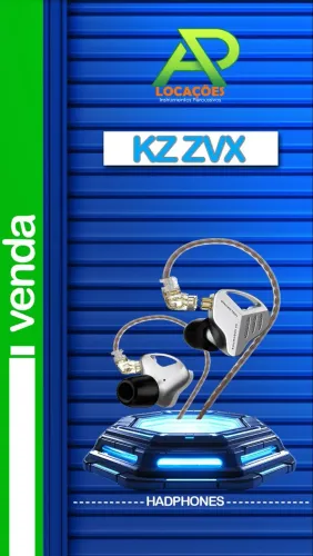 Fone de ouvido kz ZVX